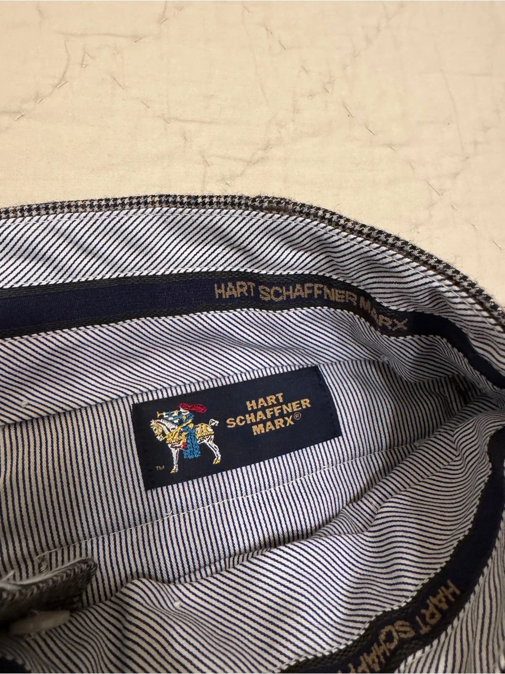 Hart Schaffner Marx Gray 100% wool Dress Pants